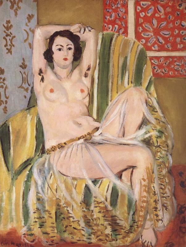 Henri Matisse Odlisk with uppatstrackta arms China oil painting art
